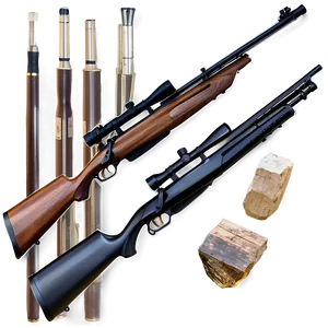 Hunting Rifle For Beginners PNG 28