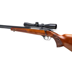 Hunting Rifle In Action Shot Png 06132024 PNG image