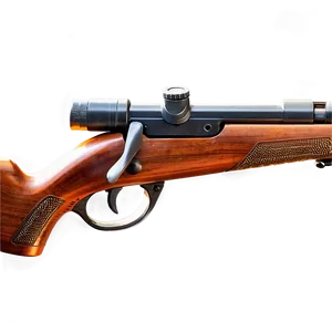 Hunting Rifle In Grassland PNG 06132024