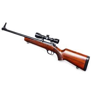 Hunting Rifle With Engraved Stock PNG Ldk37