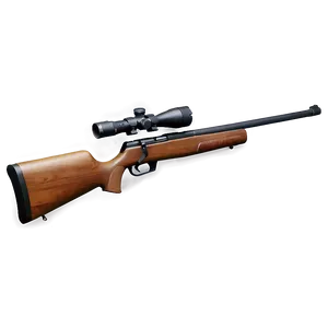 Hunting Rifle With Extended Magazine PNG Qjq31