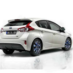 Hybrid Car Rear PNG 06262024 PNG