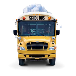 Hybrid Technology School Bus Png Yon PNG image