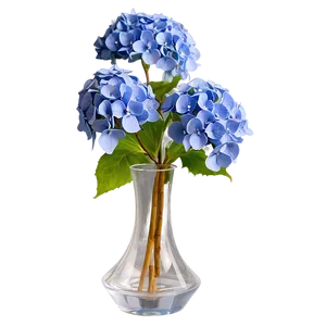 Hydrangea In Vase Png 18 PNG image