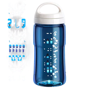 Hydration Tracker Water Bottle PNG 90 PNG