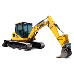 Hydraulic Backhoe Machinery Png Xub16 PNG image