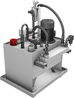 Hydraulic Power Unit3 D Model PNG image