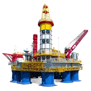 Hydrocarbon Exploration Rig Png Rbb PNG image