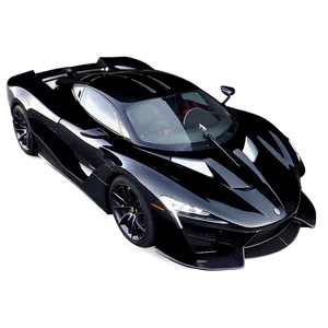 Hypercar Black Car PNG Hjf31 PNG