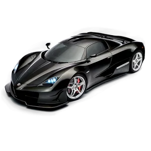 Hypercar Black Car PNG Sqx7 PNG