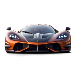 Hypercar Front View PNG Lkf