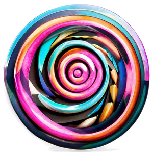 Hypnotic Spiral Icon PNG Heo