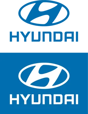 Hyundai Logo Variations PNG image