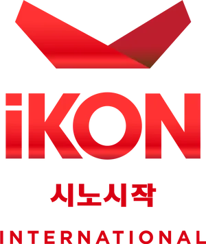 I K O N Kpop Group Logo PNG image