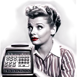 I Love Lucy Tv Set Png 06242024 PNG image