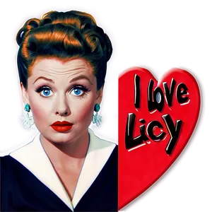 I Love Lucy Unique Logo Png Ghx PNG image