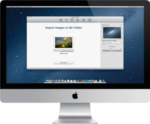 I Mac Image Import Process PNG image
