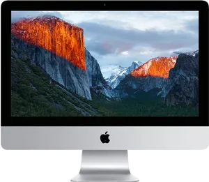 I Macwith Yosemite Wallpaper PNG image