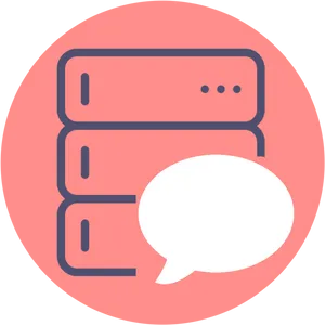 I Message Chat Bubbles Icon PNG image