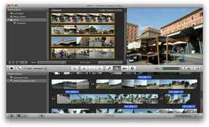 I Movie Video Editing Software Interface PNG image