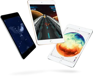 I Pad Pro Models Displaying Apps PNG image