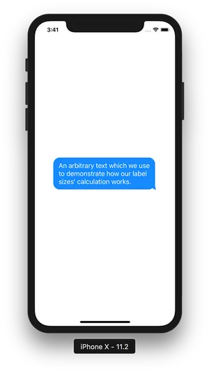 I Phone Text Label Demonstration PNG image