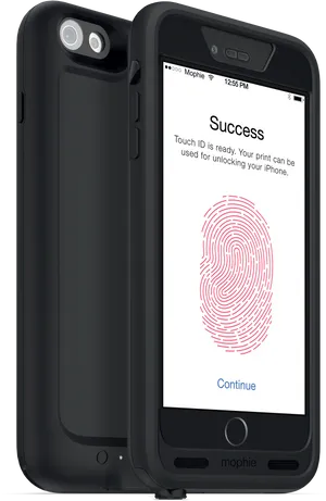 I Phone Touch I D Success Screen PNG