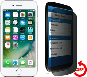 I Phone Transparent Display Concept PNG