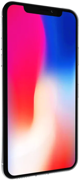 I Phone X Front View PNG image