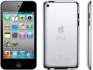 I Pod Touch Generation Front Back Side Views PNG image