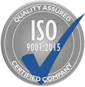 I S O90012015 Quality Assurance Seal PNG image