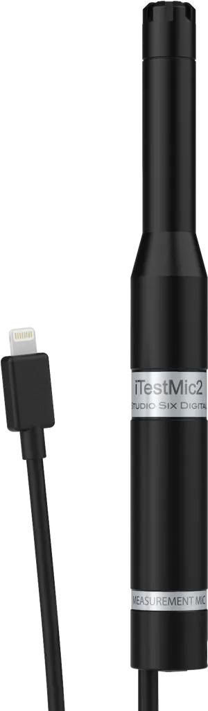 I Test Mic2 Measurement Microphonewith Lightning Connector PNG image