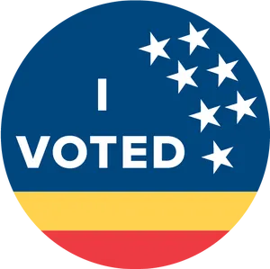 I Voted Sticker Design
