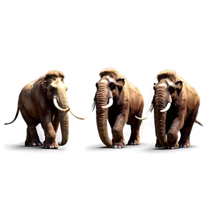 Ice Age Mammoth Herd Png 74 PNG image