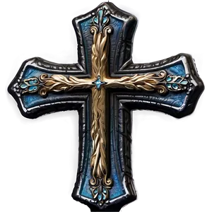 Ice Blue Cross PNG 45