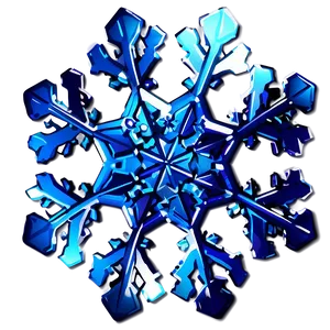 Ice Blue Snowflake Png 04292024 PNG image