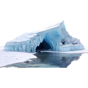 Ice Cave Entrance Png Lkf PNG image