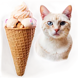 Ice Cream Cat Filter PNG Seb PNG
