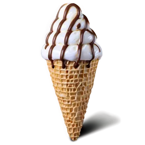 Ice Cream Cone Melting Png Kaf19 PNG image