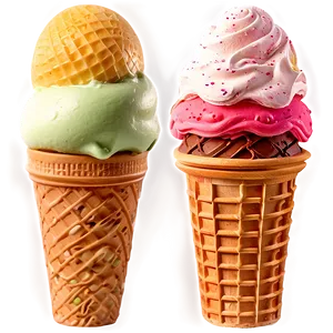 Ice Cream Cone Set Png 35 PNG image
