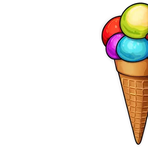 Ice Cream Cone Sketch Png Knp PNG image