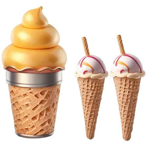 Ice Cream Cup Assortment PNG Pvk57 PNG