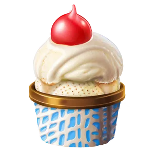 Ice Cream Cup Delight PNG 06262024