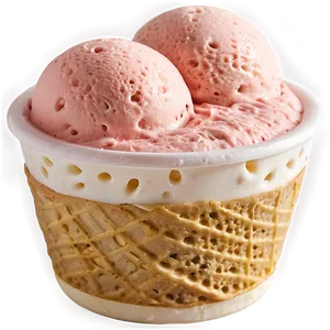 Ice Cream Cup Dessert PNG 06262024