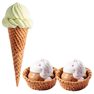 Ice Cream Cup Dessert PNG Hjg54 PNG