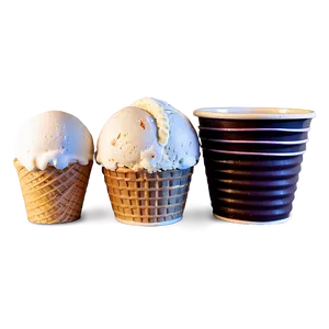 Ice Cream Cup Selection PNG 06262024