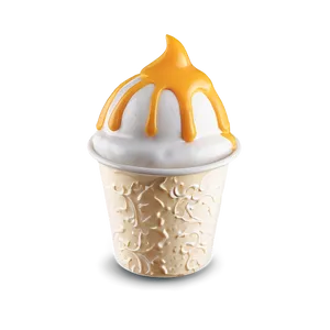 Ice Cream Cup With Sauce PNG 66