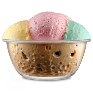 Ice Cream Cup With Spoon PNG Utw