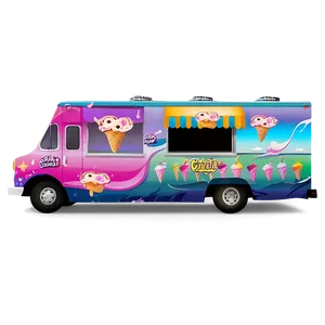Ice Cream Food Truck PNG 05252024 PNG