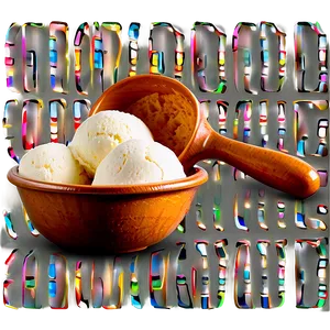 Ice Cream Scoop In Bowl PNG 55